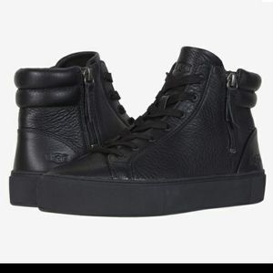 UGG® Olli hi-top sneaker black leather sneaker
